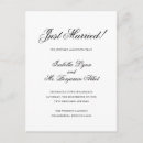 Suche nach just married postkarten Schwarz und weiß