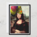 Suche nach mona lisa einladungen Geburtstagsparty