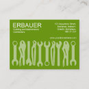 Suche nach werkzeug visitenkarten Klassisch