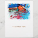 Suche nach wasser flyer Abstrakt