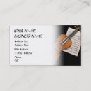Suche nach violine visitenkarten Musiklehrer