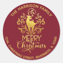 Suche nach weihnachtsadresse aufkleber Modern