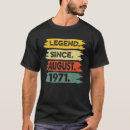 Suche nach legende seit 1971 tshirts Alt