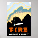 Suche nach waldbrand poster Gefahr