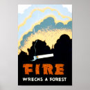 Suche nach waldbrand poster Gefahr