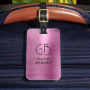 Suche nach selbst metall gepäckanhänger Rosa