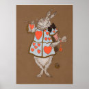 Suche nach weißes kaninchen poster Alice im wunderland