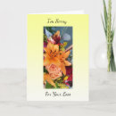 Suche nach verlust der schwester karten Entschuldigung für ihren verlust