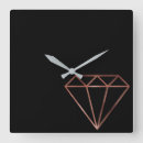 Suche nach diamanten wanduhren Für sie