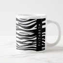 Suche nach und schwarzer zebra tassen Monogramm