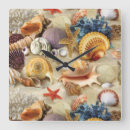 Suche nach strand muscheln wanduhren Sand