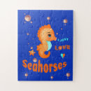 Suche nach seepferd puzzle Ozean