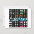 Suche nach karte von guadeloupe postkarten Tropisch