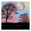 Suche nach blauer mond poster Aquarell