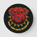 Suche nach bulldogge wanduhren Bulldogin