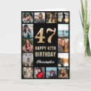 Suche nach 47 geburtstag karten Foto collage
