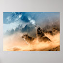 Suche nach wolf und mond poster Wölfe