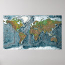 Suche nach kontinente in der welt poster Topografie