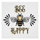 Suche nach bee happy poster Honigbiene