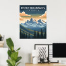 Suche nach rocky mountains poster Wildnis