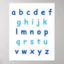 Suche nach blau kinder poster Alphabet