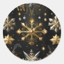 Suche nach goldene schneeflocken aufkleber Schwarz