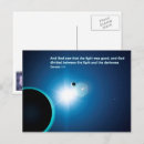 Suche nach licht und dunkelheit postkarten Bibel