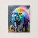 Suche nach bunte elefanten puzzle Bunter elefant