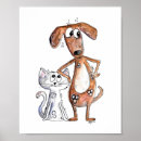 Suche nach katzen hunde poster Lustig