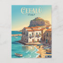Suche nach cefalu postkarten Küste