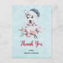 Suche nach husky dog postkarten Aquarell