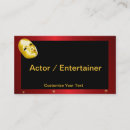 Suche nach entertainer visitenkarten Schauspieler