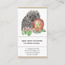 Suche nach niedlicher igel visitenkarten Aquarell