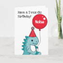 Suche nach niedlicher dinosaurier karten Tyrannosaurus