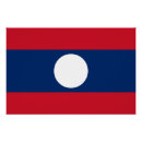 Suche nach laos poster Flagge von laos