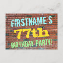 Suche nach 77 geburtstag einladungen Geburtstagsfeier