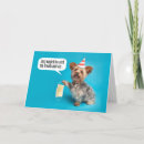Suche nach yorkshire terrier geburtstag karten Blau