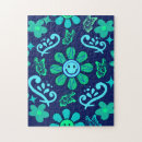 Suche nach retro muster puzzle Blau