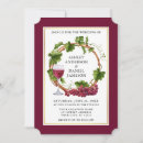 Suche nach trauben einladungen Weinbauhochzeit