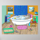 Suche nach katze baden poster Badewanne