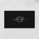 Suche nach modernes schwarzes visitenkarten Monogramm