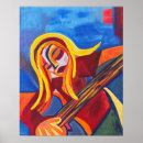 Suche nach abstrakte gitarre poster Frau