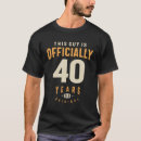Suche nach 40 jahre t shirt tshirts Spaß