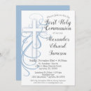 Suche nach blaues kreuz einladungen Erste heilige kommunion