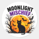 Suche nach mondlicht aufkleber Schwarze katze