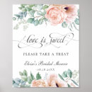 Suche nach liebe ist süß poster Kalligraphie