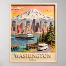 Suche nach seattle poster Vintage reise