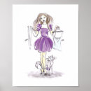 Suche nach fashion girl poster Aquarell