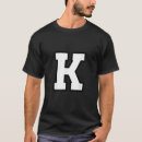 Suche nach monogramm k tshirts Initialzündung
