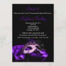 Suche nach maskerade party des bonbons 16 einladungen Lila